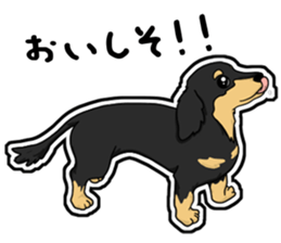 Cute Dachshund Vol 4 sticker #12398134