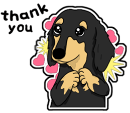 Cute Dachshund Vol 4 sticker #12398135