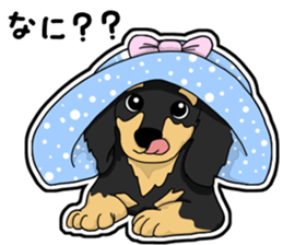 Cute Dachshund Vol 4 sticker #12398138
