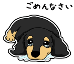 Cute Dachshund Vol 4 sticker #12398139