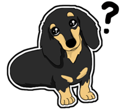 Cute Dachshund Vol 4 sticker #12398140