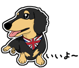 Cute Dachshund Vol 4 sticker #12398144