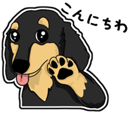 Cute Dachshund Vol 4 sticker #12398146