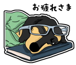 Cute Dachshund Vol 4 sticker #12398148