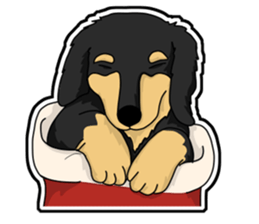 Cute Dachshund Vol 4 sticker #12398149