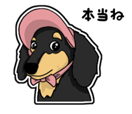 Cute Dachshund Vol 4 sticker #12398154