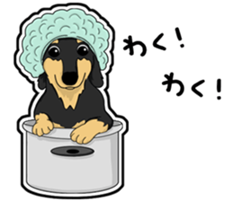 Cute Dachshund Vol 4 sticker #12398156
