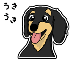 Cute Dachshund Vol 4 sticker #12398163