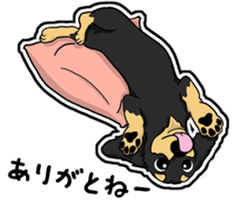 Cute Dachshund Vol 4 sticker #12398165