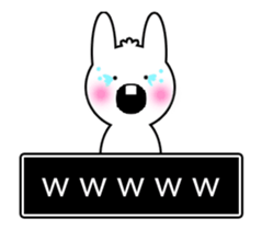 Rabbit in the game (Animated) sticker #12398223