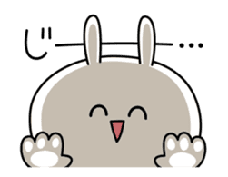 Rabbit of the smile (animation ver.) sticker #12398377