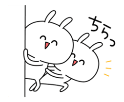 Rabbit of the smile (animation ver.) sticker #12398386