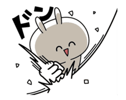 Rabbit of the smile (animation ver.) sticker #12398388