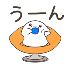 Cute seal by Torataro 2 sticker #12398439