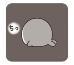 Cute seal by Torataro 2 sticker #12398456