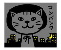 Happy dog and his friends sticker. sticker #12398616