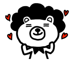 Happy dog and his friends sticker. sticker #12398626