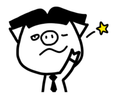 Happy dog and his friends sticker. sticker #12398629