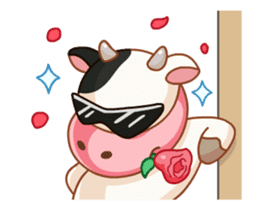 Momo Cow : Animate Sticker sticker #12398799
