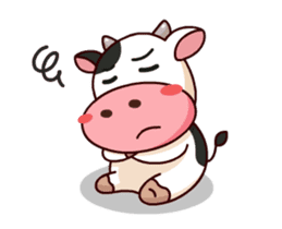Momo Cow : Animate Sticker sticker #12398804