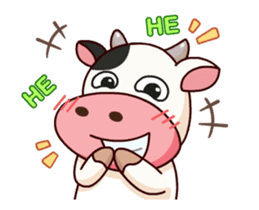 Momo Cow : Animate Sticker sticker #12398805