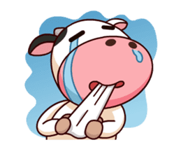 Momo Cow : Animate Sticker sticker #12398806