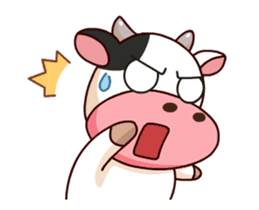 Momo Cow : Animate Sticker sticker #12398812