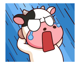 Momo Cow : Animate Sticker sticker #12398814