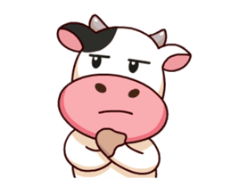 Momo Cow : Animate Sticker sticker #12398815