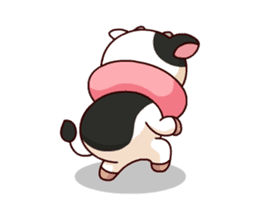 Momo Cow : Animate Sticker sticker #12398820