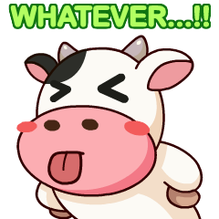 Momo Cow : Animate Sticker