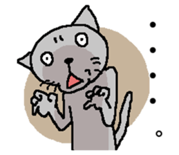 He is a cat named Gal 10 sticker #12399256