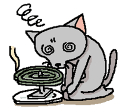 He is a cat named Gal 10 sticker #12399261