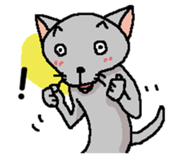 He is a cat named Gal 10 sticker #12399266