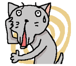 He is a cat named Gal 10 sticker #12399280