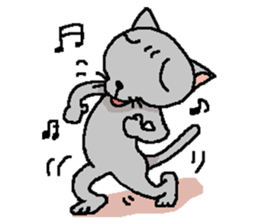 He is a cat named Gal 10 sticker #12399290