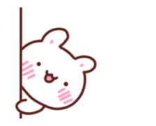 Move!marshmallow rabbit sticker #12399361