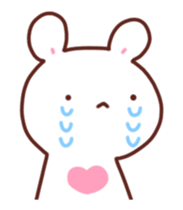 Move!marshmallow rabbit sticker #12399365