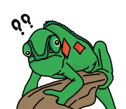 ERIC : The chameleon sticker #12399720