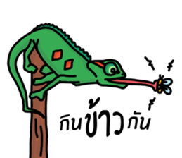 ERIC : The chameleon sticker #12399725