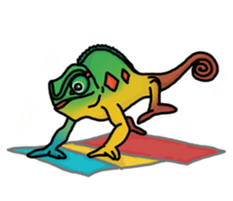 ERIC : The chameleon sticker #12399726