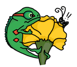 ERIC : The chameleon sticker #12399743
