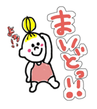 I love Osaka girl sticker #12399764