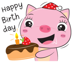 sweety pig sticker #12400280