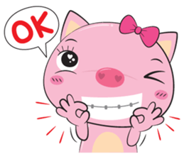 sweety pig sticker #12400294
