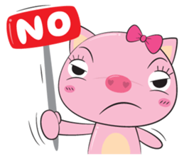 sweety pig sticker #12400303