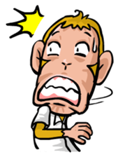 Urban legend in the workplace1-Mr.Monkey sticker #12400611