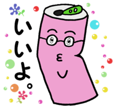 Mr. Geek can and Mrs. Empty can sticker #12400918