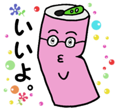 Mr. Geek can and Mrs. Empty can sticker #12400918