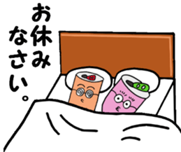 Mr. Geek can and Mrs. Empty can sticker #12400925